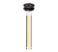 Interruttori accesi e disabilitati, interruttori 12V | Rocker 12V 3 VIAGGI ROUNDS,Spinta di ricambio per auto, elettronica RV, di perforazione da 1,1 pollici per l'automobile della vo