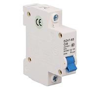 Interruttori ad aria 1P Interruttore automatico 25A MCB Mini interruttore automatico 6000A Capacità di interruzione 230V 400V Interruttore automatico in miniatura Montaggio su guida DIN