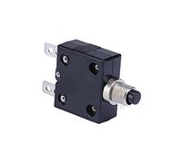 Interruttori ad aria Circuit Breaker Reset Interruttore Termico 10A 15A 20A 25A 30A 40A 50A Protezione da Sovraccarico Interruttore Protezione da Sovraccarico (Color : 50a, Size : Black Button)