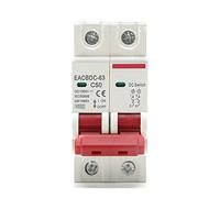 Interruttori ad aria DC 1000V Solar Mini Circuit Breaker Interruttore di Protezione da Sovraccarico 6A/10A/16A/20A/25A/32A/40A/50A/63A 2P DC1000V Fotovoltaico MCB PV 1 Pz (Color : 16a, Size : 2P)