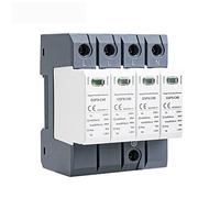 Interruttori ad aria GSP9 4 poli protezione contro le sovratensioni 20KA-40KA SPD AC275V AC385V 400V 440V SPD protezione contro le sovratensioni casa 1P + N Rail 1Pcs (Size : 4P AC400V 40KA)