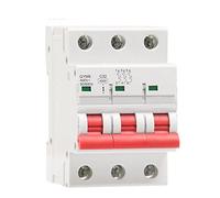 Interruttori ad aria GYM8 3P Rail MCB 6A 10A 16A 20A 25A 32A 40A 50A 63A 220V Mini Interruttore 1 Pz (Color : 25a, Size : 3 Pole C Curve)