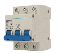 Interruttori ad aria Interruttore automatico 3P 63AInterruttore automatico miniaturizzato Custodia ignifuga 400V Interruttore di protezione da cortocircuito for edificio for uffici