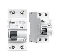 Interruttori ad aria Tipo B Interruttore differenziale corrente DC 2P 4P 40A 63Amp 30mA 100mA 300mA Tipo B 6KA 1 pz (Size : 2P 40A 30mA)