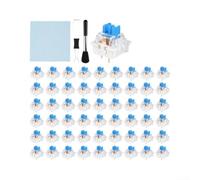 Interruttori Clicky stampati 3D 100pcs per kit compatibile mx stampato 3D | Per un suono nitido al tatto, un clic chiaro, ideale per digitare, giocare, progetti fai da te, per compatibili con mx