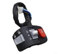 Interruttori Comandi Scooter ABS Nero Resistenti All'Acqua | Compatibilità , coppia sinistra e per destra, connettore 9 pin, materiale ABS , nero opaco