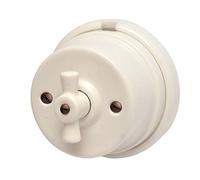 INTERRUTTORI DEVIATORE IN PORCELLANA ASOLA 40415 PER IMPIANTI A VISTA