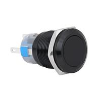 Interruttori di accensione Interruttore a pulsante di avviamento del motore dell'auto avvio dell'avviamento accensione Sostituzione Enginee Start 12V Impermeabile Serratura di accensione(Black)