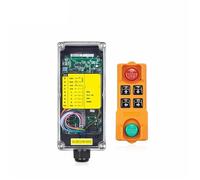 Interruttori di Controllo for Gru industriali a velocità Singola YU-4 a 4 Pulsanti, Gru a Binario di Sollevamento, Controller di Sollevamento(2T1R,ACDC 12-72V)