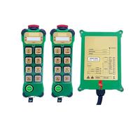 Interruttori di controllo remoto for gru radiofonica wireless industriale a 8 pulsanti a velocità singola Controller di sollevamento for gru a binario,Segnale Super Stabile(2T1R,AC110-460)