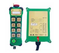 Interruttori di controllo remoto for gru radiofonica wireless industriale a 8 pulsanti a velocità singola Controller di sollevamento for gru a binario,Segnale Super Stabile(1T1R,AC110-460)