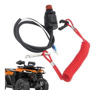 Interruttori di emergenza marina, interruttori di emergenza della barca Lonyard | Interruttori di tasti esterni flessibili a lungo termine | PowerSports Electrical & Battery Products per principianti