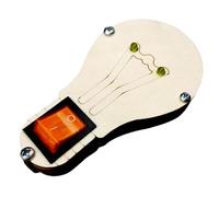 Interruttori di illuminazione a LED, pannello di controllo in legno, Giocattoli sensoriali interruttori della luce giocattoli cassaforte, Giocattoli di sviluppo precoce e attività Giocattoli luminosi