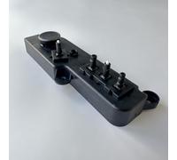 Interruttori di regolazione sedile anteriore per Tesla Model 3 e Model Y, pulsante di controllo di ricambio diretto, accessorio interno in plastica nera (sinistra)