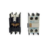 Interruttori elettromagnetici Contattore CA Contattore 2 Senza blocchi ausiliari F4-20 F4-11 Contattori di accoppiamento 1 0a 690 V CJX2 Elettricità industriale) Impianti elettrici (Size : F4-11)