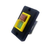 Interruttori Elettromagnetici impermeabili Comodi 2 Pulsante Interruttori Momentanei AC250V 6A Interruttori impermeabili essenziali KJD6 5E4 Pulsante Start