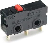 Interruttori Finecorsa 10 Pezzi 20x11x6.4mm Mini Micro Rullo Leva Braccio SPDT A Scatto Senza Maniglia/con Maniglia/Rotella di Scorrimento(No Handle)