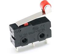 Interruttori Finecorsa 10 Pezzi 20x11x6.4mm Mini Micro Rullo Leva Braccio SPDT A Scatto Senza Maniglia/con Maniglia/Rotella di Scorrimento(Scroll Wheel)