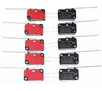 Interruttori Finecorsa 10 Pz V-153-1C25 Micro Lungo Dritto SPDT A Scatto Cerniera Tipo di Leva Braccio