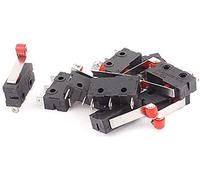 Interruttori Finecorsa 10Pcs SPDT NO NC Momentaneo Cerniera Leva Microinterruttore AC 125V 250V 5A SS-54