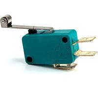 Interruttori Finecorsa 5Pcs Micro finecorsa 16A 250V 125V NO+NC 6.3mm 3 pin SPDT Microinterruttore 28mm 52mm Arc Roller Leva Interruttore tattile(Kw7-2)