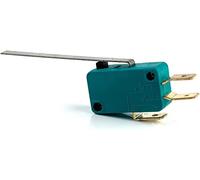 Interruttori Finecorsa 5Pcs Micro finecorsa 16A 250V 125V NO+NC 6.3mm 3 pin SPDT Microinterruttore 28mm 52mm Arc Roller Leva Interruttore tattile(Kw7-9)