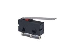 Interruttori industriali 10 pezzi/lotto KW11 Maniglia curva 250V 5A Microinterruttore in metallo a pulsante Bouton(Long Handle)