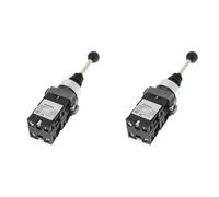 Interruttori Joystick 4 Posizioni con Ritorno a Molla 2 Pezzi, Controller Relè per Contattore Avviamento Magnetico in Circuito di Controllo Industriale 0-380 V CA 50 Hz