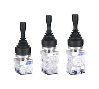 Interruttori joystick monoleva da 30 mm Interruttori a bilanciere incrociati a 2 vie con bloccaggio autobloccante a 4 vie HKB2-312 1 pz(2Way Latching 4NO)