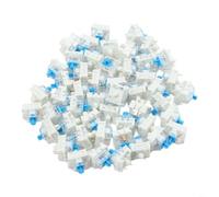 Interruttori meccanici per tastiera a clic blu, 50 pezzi, costruiti per una maggiore durata e prestazioni costanti nella digitazione e nel gioco