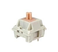 Interruttori meccanici tattili con azionamento da 2,2 mm, corsa totale 3,2 mm, forza iniziale 45 gf, stelo esteso POM, design hot-swap compatibile con MX (45 g, 110 pezzi)