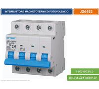 INTERRUTTORI MEGNETOTERMICI FOTOVOLTAICO PER BARRA DIN DC 6kA 1000V 4P