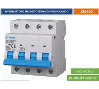 INTERRUTTORI MEGNETOTERMICI FOTOVOLTAICO PER BARRA DIN DC 6kA 1000V 4P