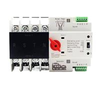 Interruttori selettori elettrici di trasferimento automatico a doppia alimentazione, monofase, su guida DIN, ATS PV 2P, 100 A, CA 220 V, CA 230 V, senza interruzioni(2P 220V)
