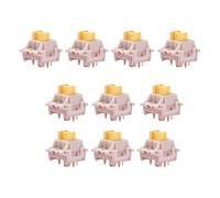 Interruttori silenziosi per tastiera da gioco meccanica, albero silenzioso per tastiera meccanica | Interruttori ad asse silenziosi e fluidi | Interruttori da tastiera con prelubrificazione 5