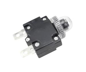 Interruttori termici 2 pezzi Interruttore a pulsante con protezione da sovraccarico termico 3A 4A 5A 6A 7A 8A 10A 15A 20A 25A 30A(NO cap,10A)