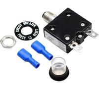 Interruttori termici, Pulsante di reset dell'interruttore sovraccarico termico 5-40A 250 terminali multicolore(6A)