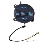 Interruttori Volante Multifunzione Per Fiesta MK7 MK8 ST Per Ecosport 2013 Interruttore Multifunzione Per Controllo Velocità Crociera Pannello Copertura Telaio Volante(Button and wire)