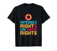 Intersex Pride Diritti Umani Vintage Unisex LGBTQ+ Maglietta