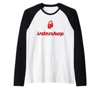 Intershop DDR Ostalgia Germania Orientale Ossi Maglia con Maniche Raglan