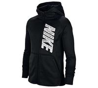 Intersport Therma Graphic - Felpa con Cappuccio da Ragazzo Nero/Bianco M