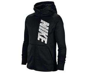 Intersport Therma Graphic - Felpa con Cappuccio da Ragazzo Nero/Bianco M
