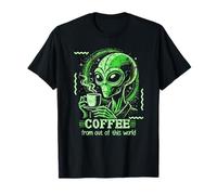 Interstellar Brew Club: caffè alieno con umorismo cosmico Maglietta
