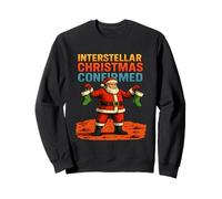Interstellar Christmas ha confermato Il Divertente Design Spaziale Felpa