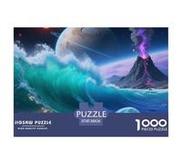 Interstellar Ocean 1000 Pezzi Puzzle Science Fiction Da 14 Anni E Più Qualità Premium Collection Sfida Mentale Relax 38x26cm/1000pcs