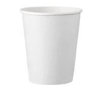 Intertan Q531002W - Set di 50 bicchieri di carta monouso, diametro 80 mm, capacità 8 oz