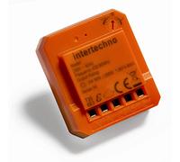 Intertechno mini dimmer da incasso wireless ITD-251, arancione, 45 x 41 x 16 mm