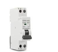 Interuptore Magnetotermico Interruttore automatico ETEK 1P+N MCB 30mA curva C 10A 16A 20A 25A 32A Montaggio su guida DIN Miniatura per uso domestico EKM2 40N