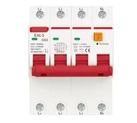 Interuptore Magnetotermico Interruttore differenziale elettronico tipo AC 2P 230V 4P 400V A RCBO RCCB MCB per cortocircuito 30mA