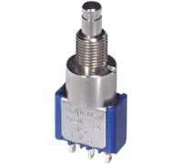 Interuttore a pressione 250 V/AC 3 A 2 x On / On APEM 8646A Permanente 1 pz.